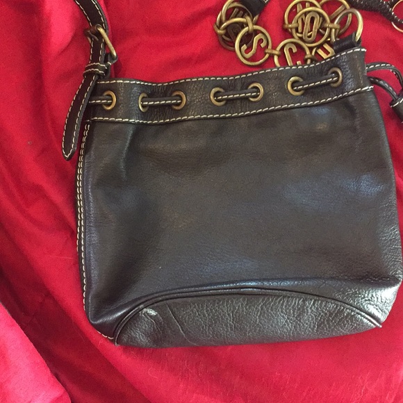 Authentic Moschino Lettered Strap Mini Bucket - Picture 7 of 7